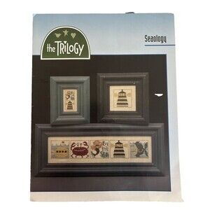 The Trilogy Cross Stitch - 2005 SEAOLOGY Lighthouse Beach Pattern HARD TO FIND
